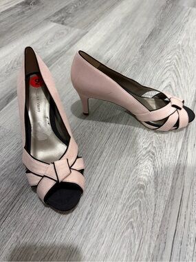 Brand New Jacques Vert Peep-Toe Heels